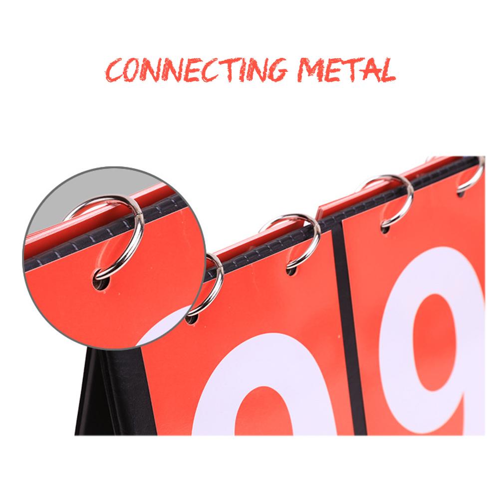 Sportovní výsledková tabule Stolní otočná tabule pro počítání skóre pro basketbal, volejbal, fotbal