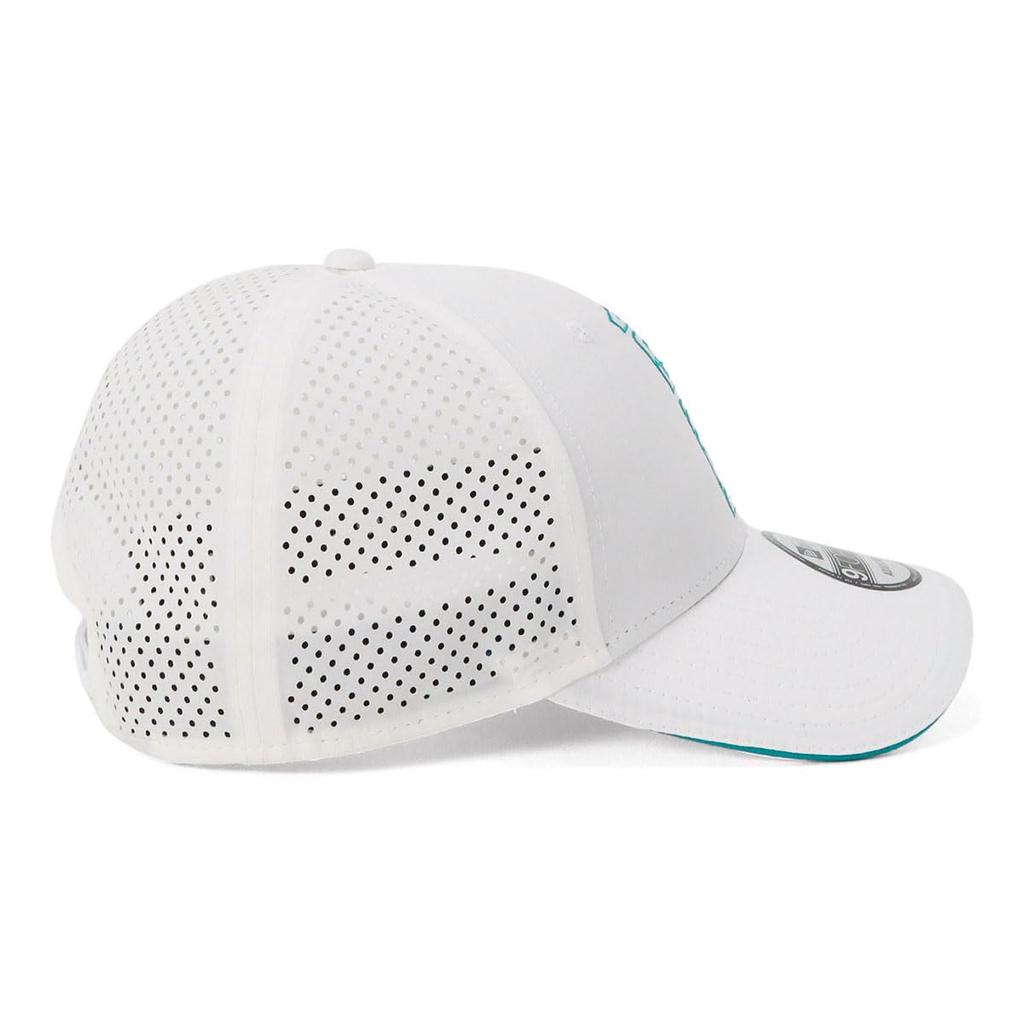 New Era Golf Cap 9FORTY Nylon White FREE GF 940 VERTICAL SHELTECH WHI TBU 14391399 NER36G4651