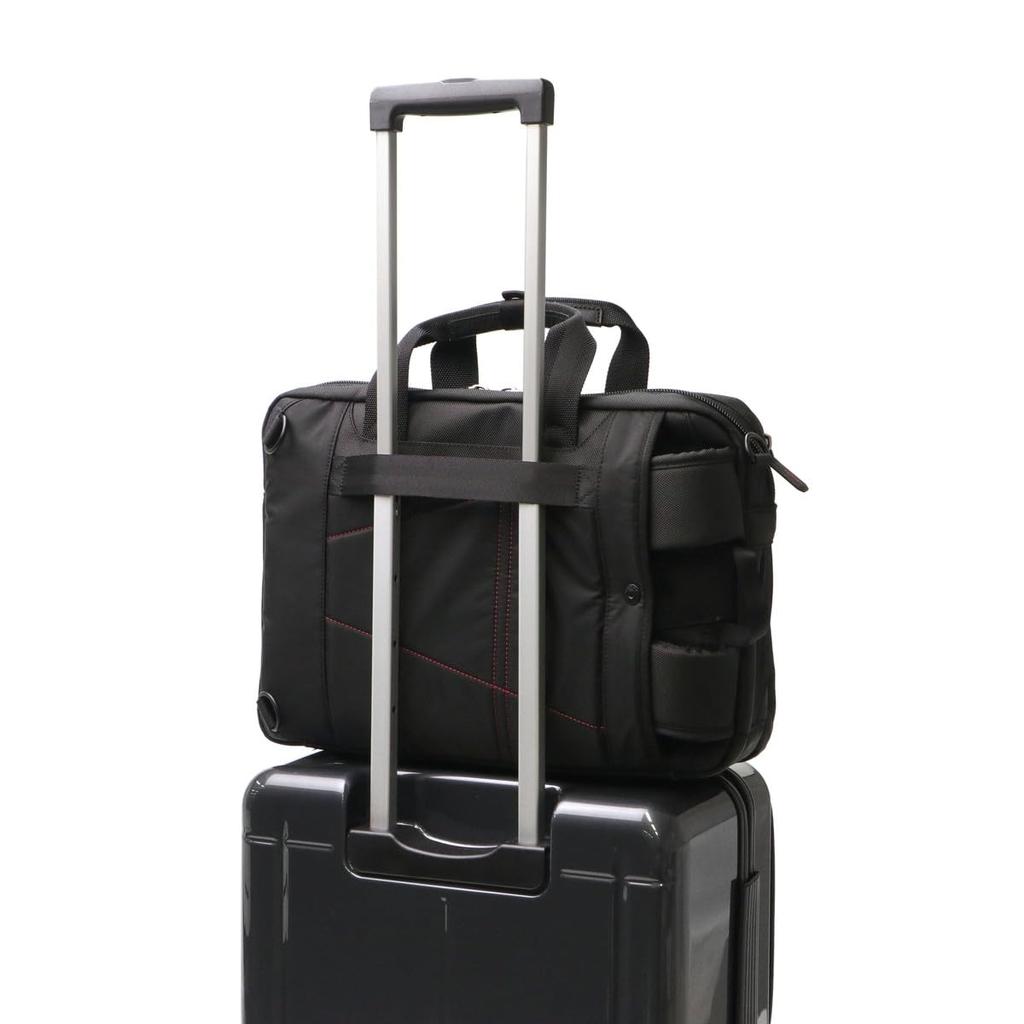 Neopro RED Business 3-Way Briefcase Backpack Shoulder Bag 2-118