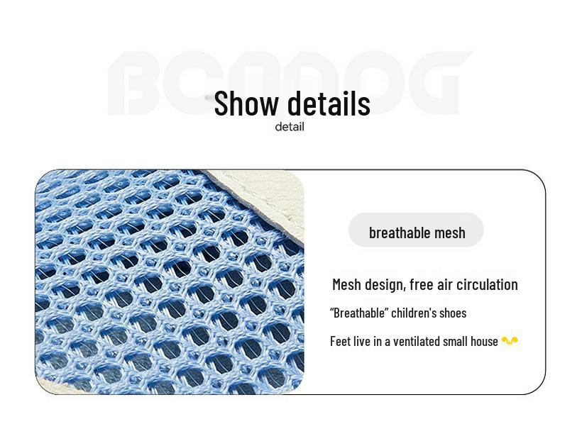 Babudou Kids' Breathable Mesh Sneakers for Boys & Girls - New Summer 2025 Toddler Walking Shoes