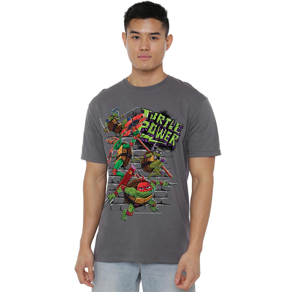Teenage Mutant Ninja Turtles: Mutant Mayhem Unisex Adult Turtle Power Brothers T-Shirt