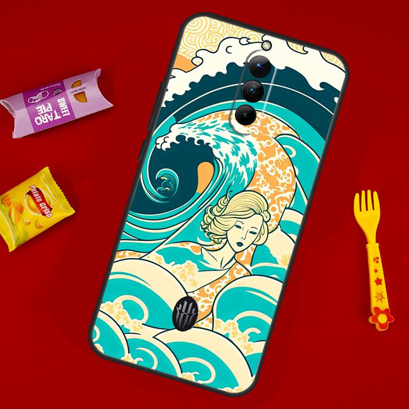 

Japanese Surfers Phone Case For ZTE Nubia Red Magic 10 Air 6 7 6S 7S 8S 9S 10S Pro 8 9 10 11 Pro Plus Cover RedMagic10S Pro Plus