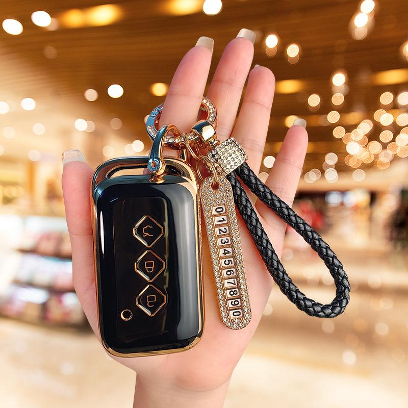 Applicable To 2022 Wuling Xingchen Car Key Cover, Jiachen Xinghui Xingyao Xingguang High-end Bag Protective Case Buckle