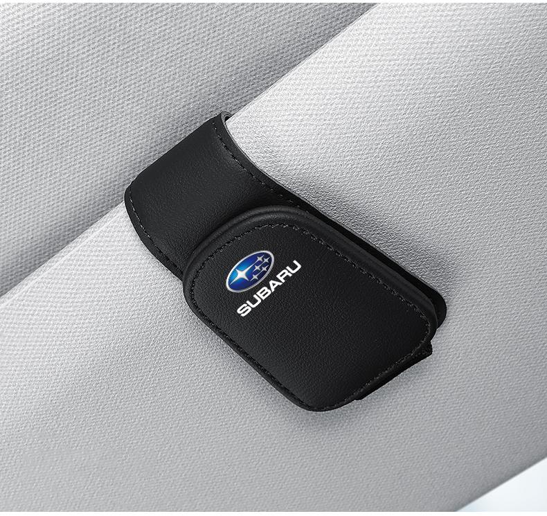 Subaru Car Interior Sun Visor Eyeglasses Holder Sunglasse Clip For Crosstrek XV Forester BRZ Outback Smart Legacy Impreza Levorg gdu8