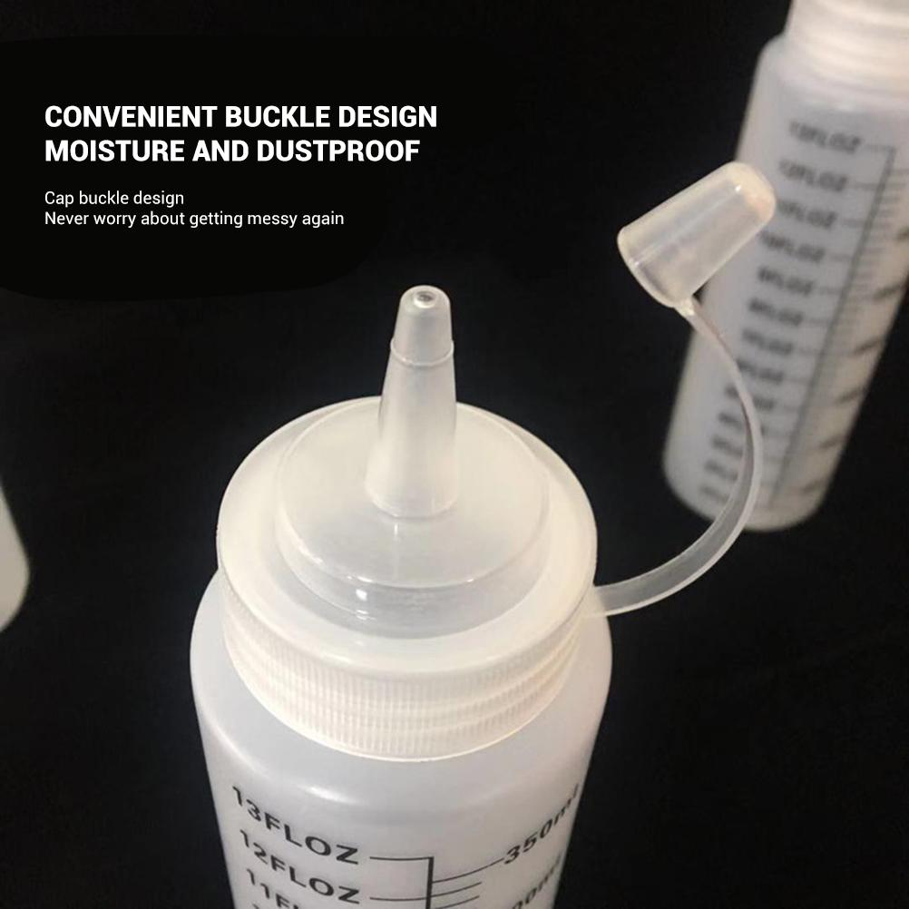1 pcs 350ml Condiment Squeeze Bottles Salad Dressing Squeeze Bottle Condiment Dispenser Empty Bottle Kitchen Accessories