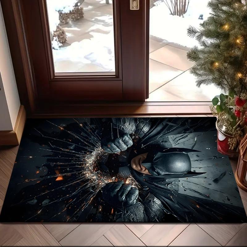 1PC Breaks Through Bat Rug Game Carpet, Floor Mat for Bedroom Living Room Entryway Rug, Home Decor Idea Gift for Christmas birthday