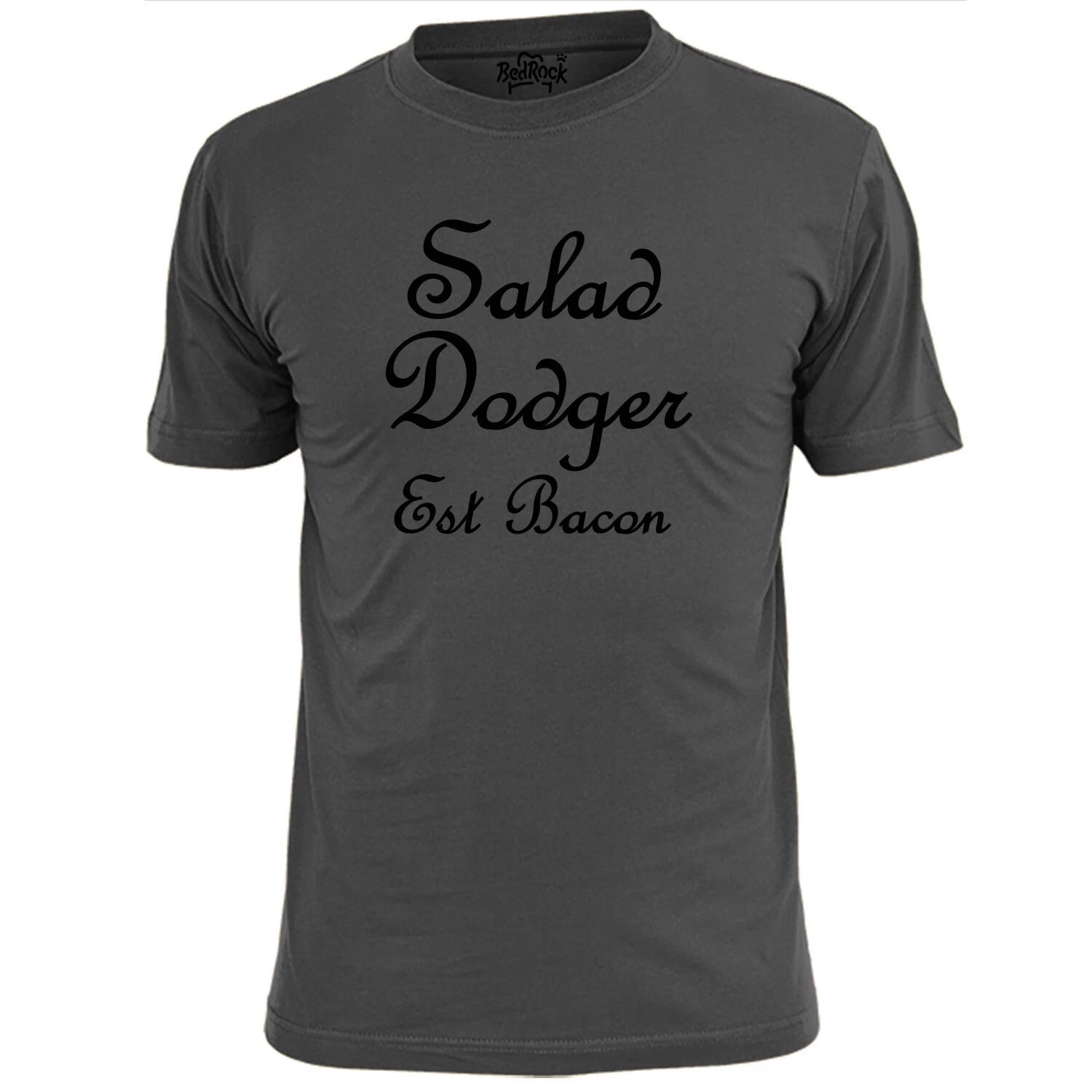 

Mens Salad Dodger Funny T shirt Meat Food Takeaway 4XL