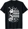 Biblical Womanhood Skull Flower Judges 4-21 Christian T-Shirt