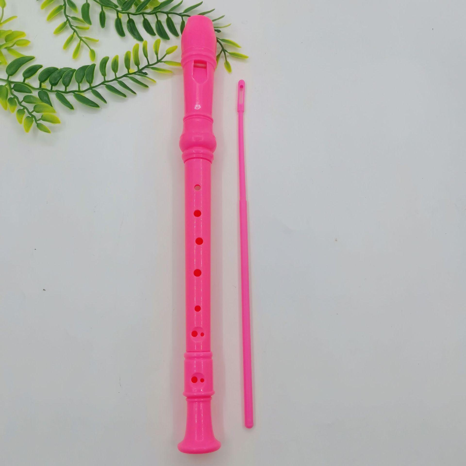 

Детская флейта с 6/8 отверстиями : Новая красочная звуковая игрушка для раннего музыкального образования в детском саду. розовый
