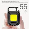 COB Arbeitsleuchte 800mAh USB Wiederaufladbare Taschenlampe mit Magnet Tragbare Wasserdichte Campinglampe mit SOS-Modus für Outdoor-Reparaturen