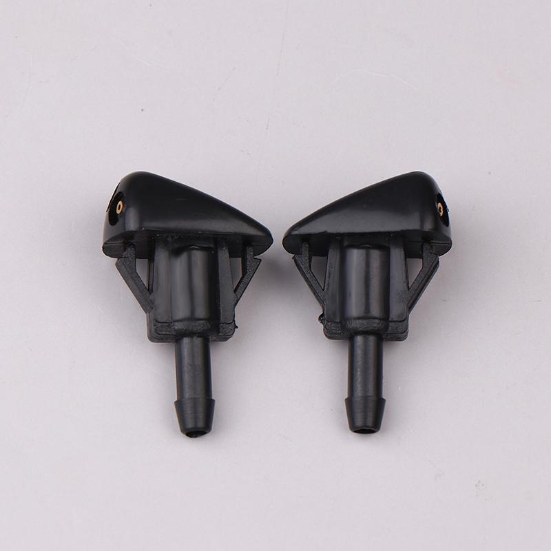 2Pcs 3Holes Car Windshield Wiper Washer Spray Nozzle Universal Car Windshield Washer Nozzles Wiper Water Spray Jet Auto Accessor