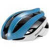 Universal Bicycle Helmet, Adjustable, Size M, Blue and White