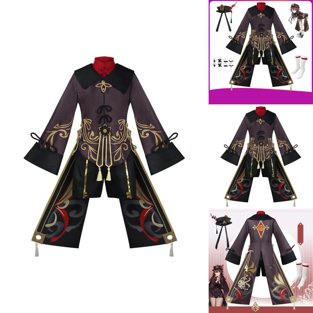 Eye-catching Genshin Impact Hutao Cosplay Costume Chinese Style Costume For Halloween Cosplay