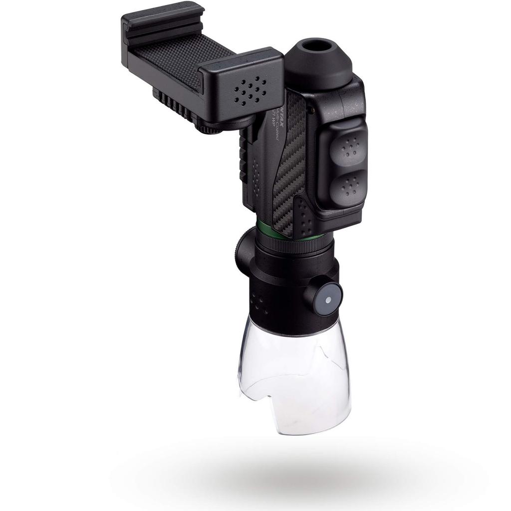PENTAX Monocular VM 6x21 WP Complete Kit 6x monocular with optical performance comes with a dedicated smartphone adapter and macro stand operation