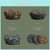 Wool Beret Stylish For Women Leopard Print Warm Fall And Winter Trendy Hat