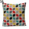 Talos Home Decor Vintage Geometric Flower Cotton Linen Throw Pillow Case Cushion Cover