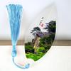 Chinesisches Retro Lushan Landschaft Blattader Lesezeichen - Exquisites Schreibwarengeschenk