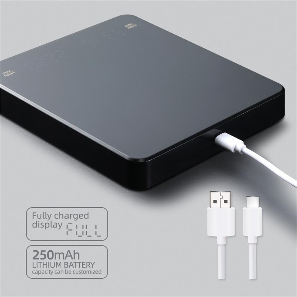 High precision Coffee Scale 3kg Capacity Digital Coffee Scale with Timer Accurate Measurement Essential for Brewing