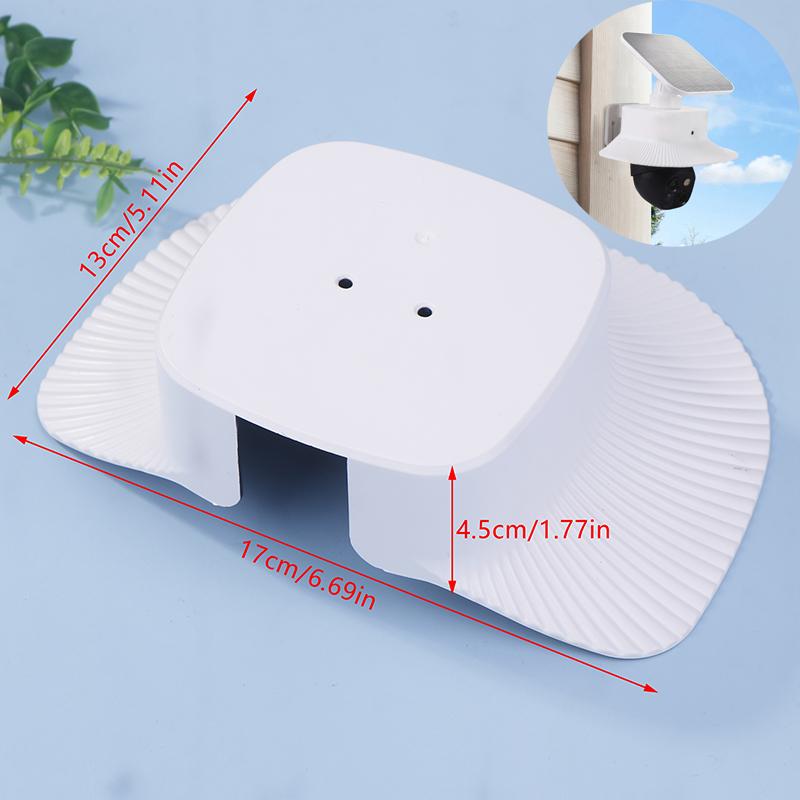 1PC Weatherproof Cover For Eufy S340 Protection Against Rain Sun ABS White 17*13*4.5cm Weather Proof Cover Consumer Electronics