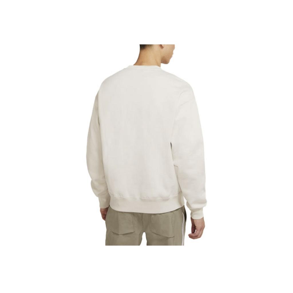 Nike Lab Fleece Crew Sweatshirt Men Tops Light-Bone-White DA0318-072