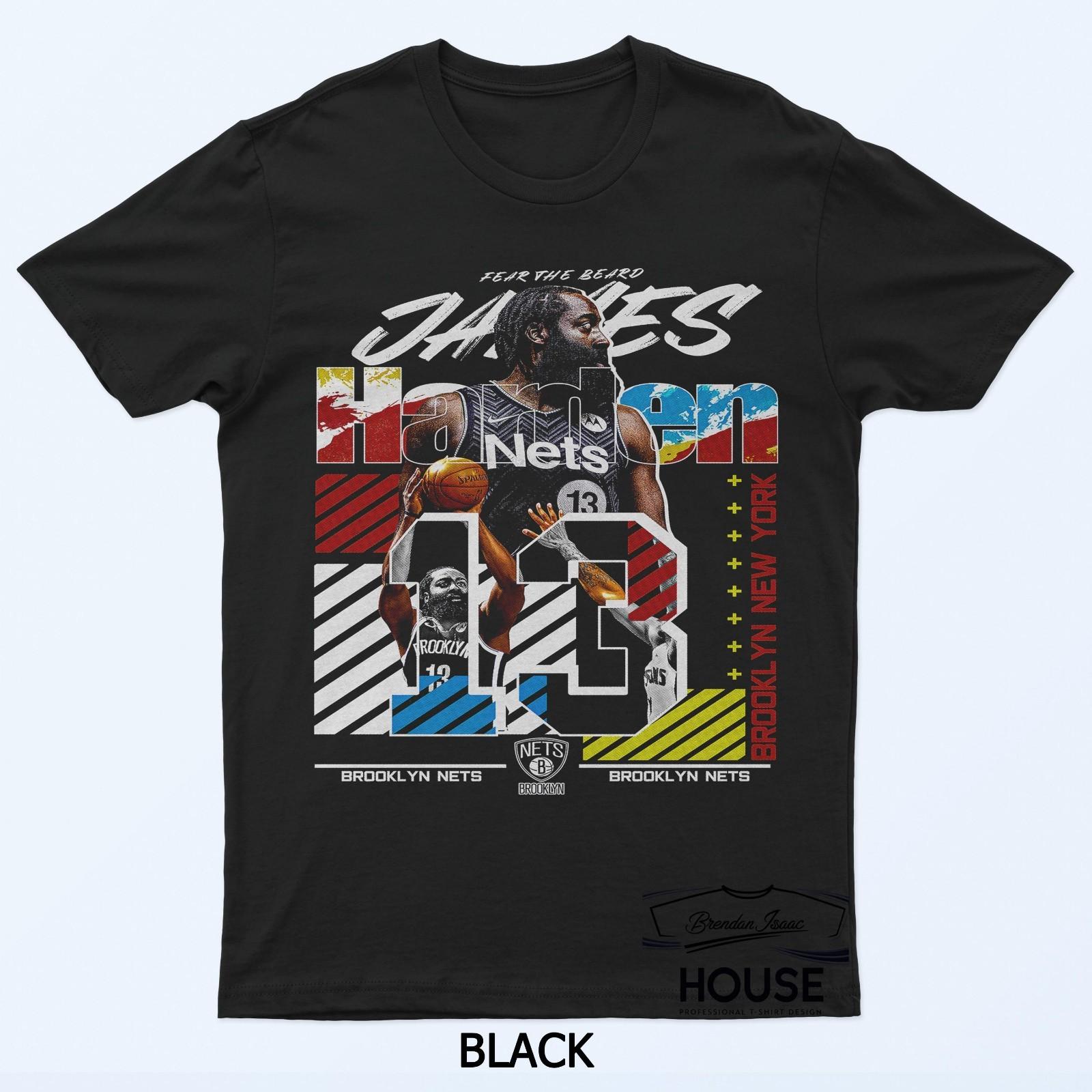 Beard Player New York Hoops Sports Graphic T-Shirt XXXXL