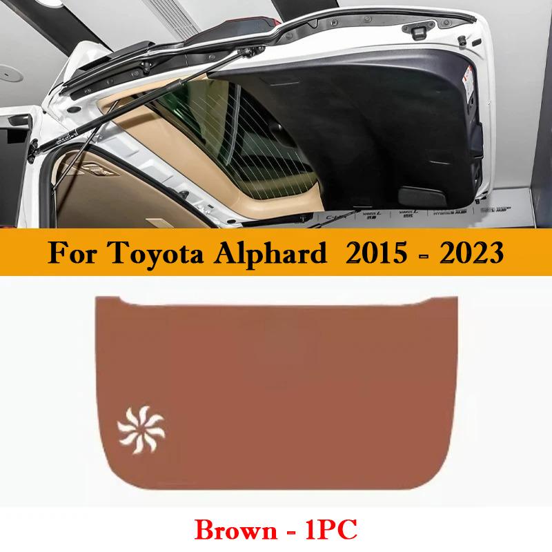 For Toyota Alphard 2015-2026 Car Trunk Door Anti Kick Pad Cargo Liner Tailgate Anti-Scratch Protector Pad Interior Decor Sticker