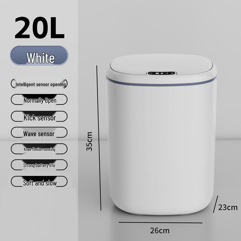 Automatischer Sensor-Mülleimer mit Deckel für Küche, Bad und Wohnzimmer
