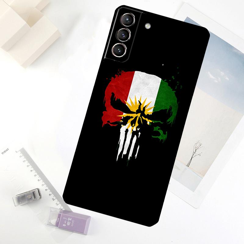 Funda de Teléfono Bandera de Kurdistán Para Samsung Galaxy S25 S26 Ultra S20 S21 S22 S23 S24 Ultra S10 Plus S25 FE Cubierta