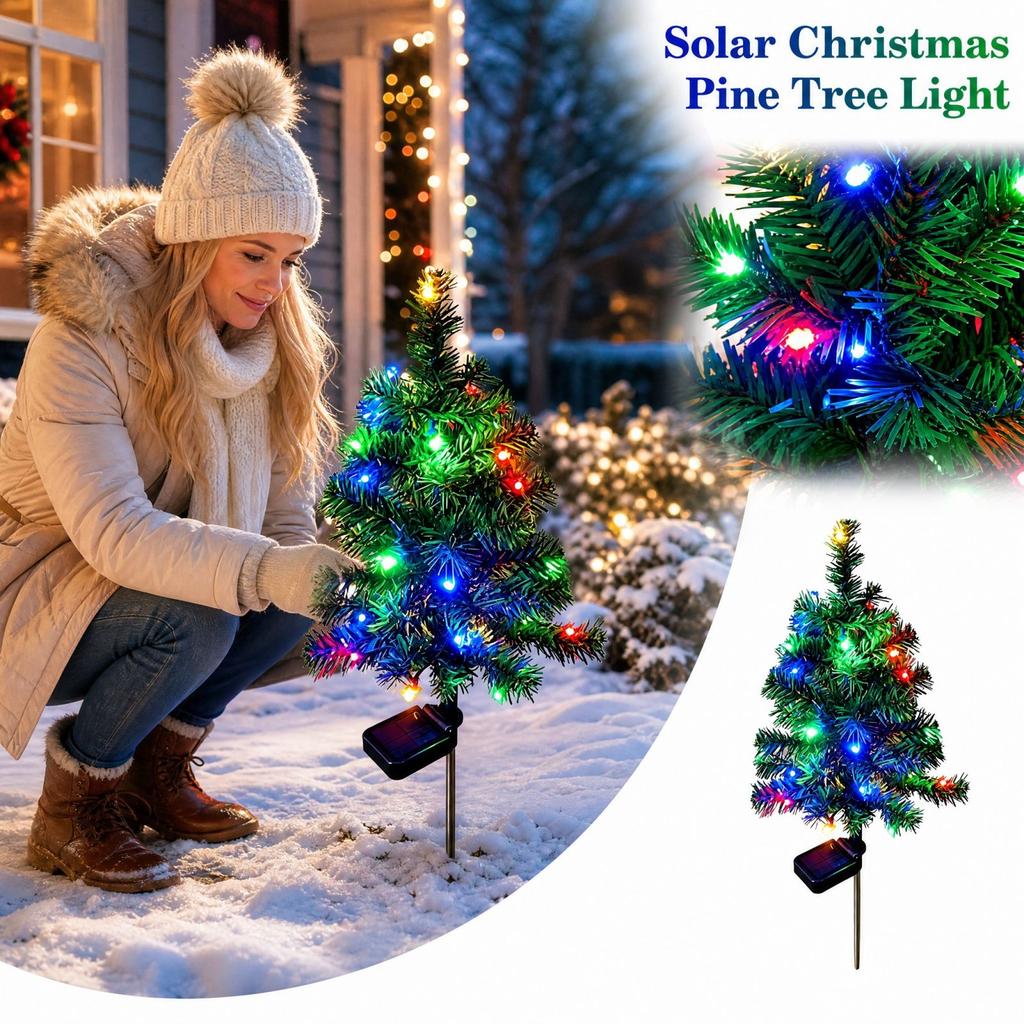 Powered Christmas Cedar Tree Lights for Outdoor and Garden Decoration