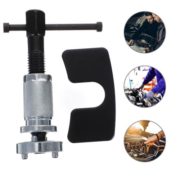 Disc Brake Piston Rewind Tool Kit Carbon Steel Brake Cylinder Adjustment Set for Pad Replacement with Reaction Plate Auto Repair Accessories