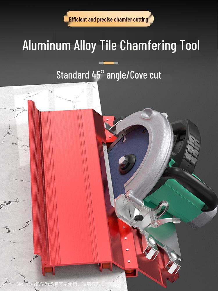 

Інструмент для зняття фаски та різання під кутом 45° для плитки Blue Aluminum Alloy + 1 Diamond Blade