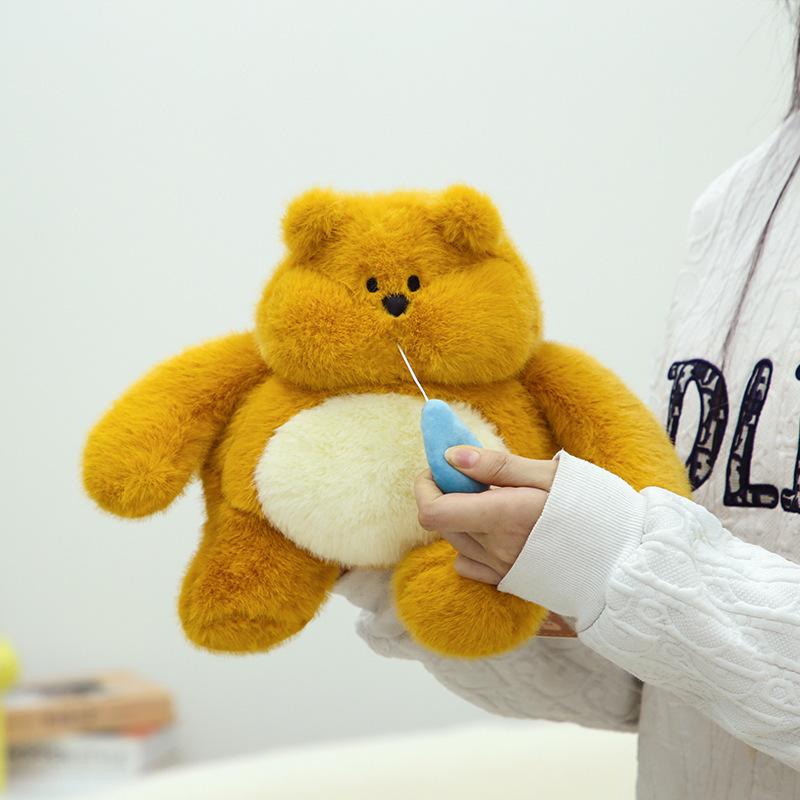 Pulling The Threaded Bear Xin'an Bear Cute Doll Plush Toy Doll Coaxing To Sleep and Pillow Birthday Gift