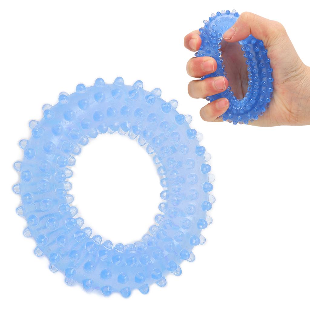 Finger Strengthener Annular Design Protruding Dot Design Good Elasticity Rehabilitation Grip for   Home