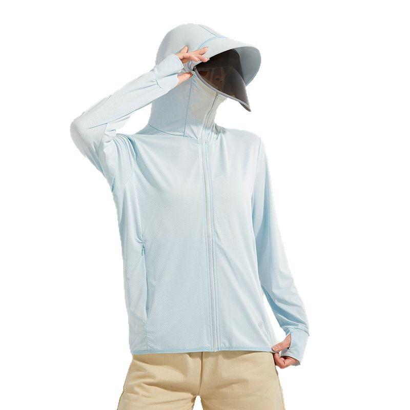 Lenses Women's Outdoor Big Brim Removable Fishing Men's UPF10 + UV Protection Skin Clothing Sunscreen Clothing Women's