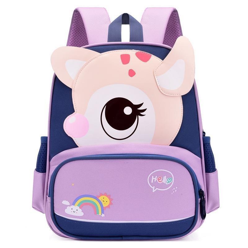 Adorable Dinosaur Backpack For Kids Ages 4-8 With Spine Protection Nylon Material