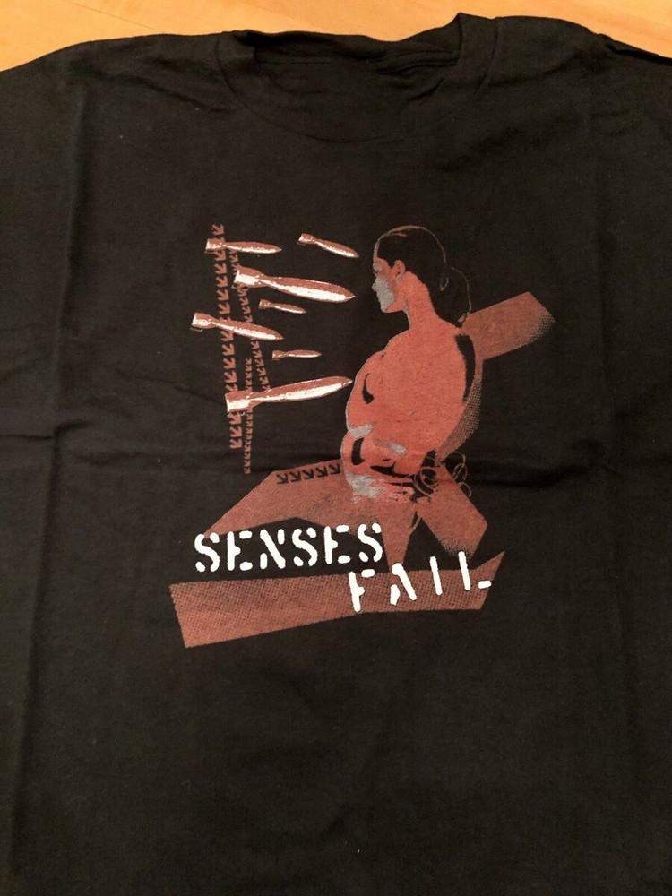 New Popular Senses Fail Black T-Shirt Cotton Full Size S-5XL Unisex T-Shirt XL