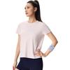 Li Ning Fitness Series UV Resistant Sun Protection Ice Feel Comfortable Loose Round Neck Regular T-Shirt Women tops ATSW186-2