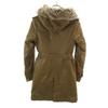 Diesel Faux Leather Coat XS Khaki Women Used