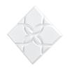 3D Wall Panels 33-Pack 11.81x11.81'' PVC 32 Sq.Ft Coverage Floral White