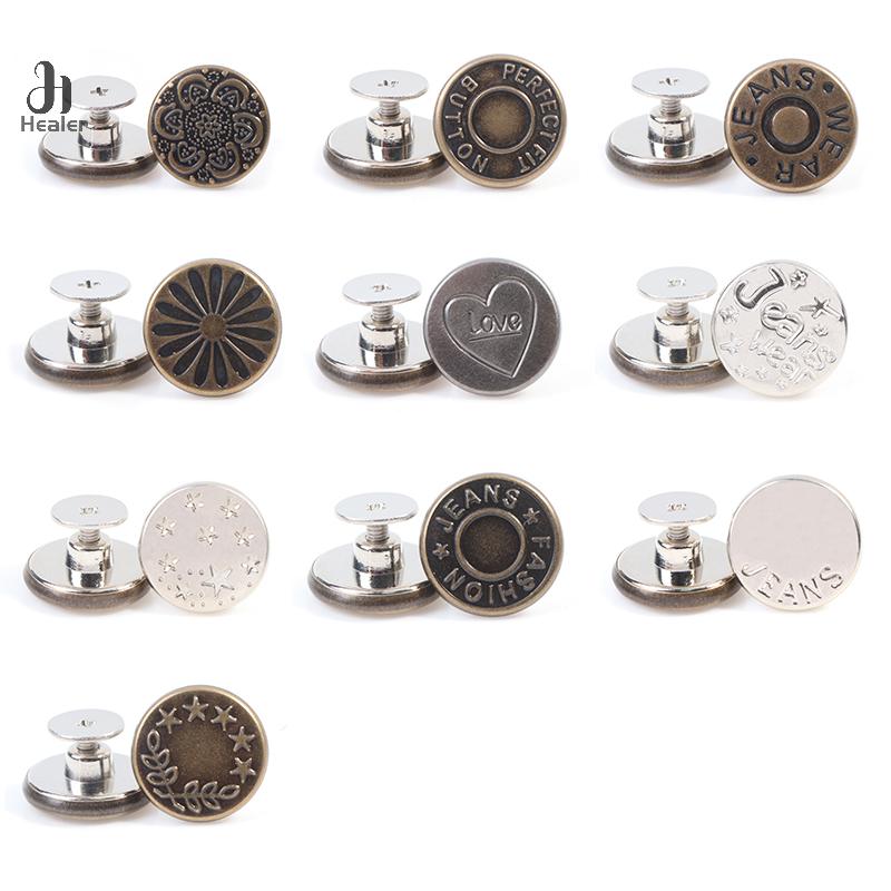 1pc Button Pins for Jeans Button Replacement for Pants Fashion DIY Button Pins