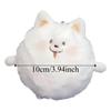 Put Tongue Samoyed Plush Keyring Dog Samoyed Doll Plush Keychain  Children's Gift