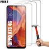 Pack-3 Tempered Glass for Oppo A73 4g Screen Protector 9h Shockproof