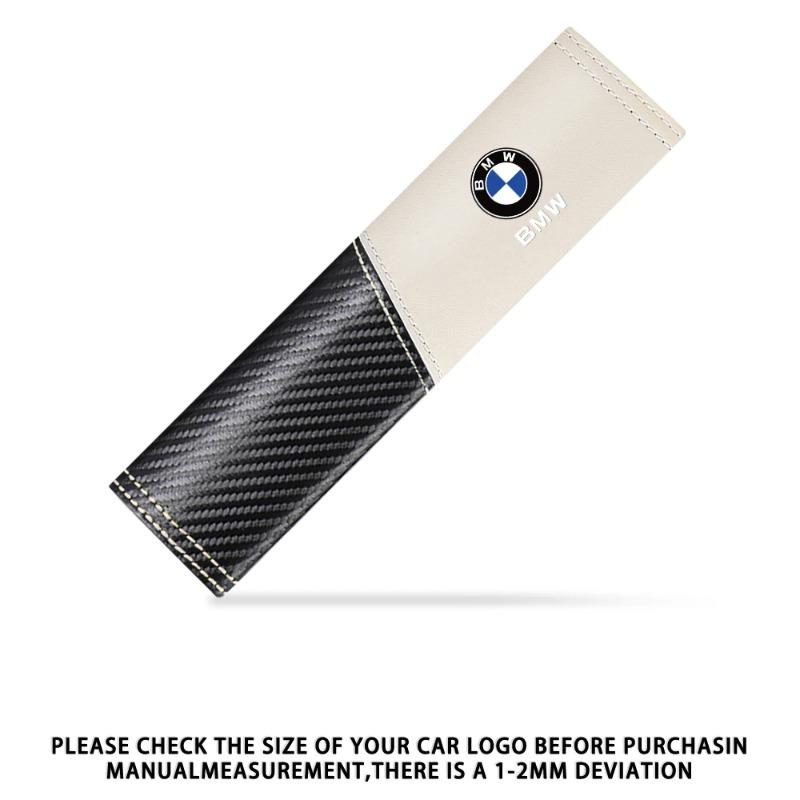 2pcs Carbon Fibre Seat Belt Covers Car Shoulder Pad Seat Belt For BMW E46 E90 E60 F30 E87 E36 F20 E92 Serie 1 Car Accessories