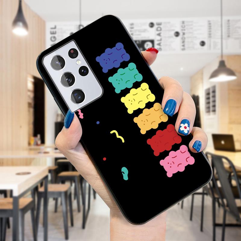 Roztomilé kreslené zvířecí pouzdro na telefon Krásný designový obal se zvířecím vzorem