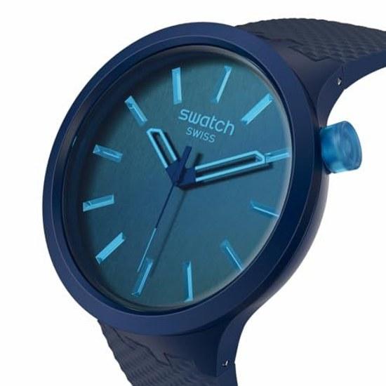 Swatch wristwatch INDIGO GLOW BIG BOLD SB05N113