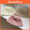 2024 Summer New Korean Style Straw Woven Sun Hat With Cute Bow Women's Fisherman Hat