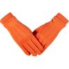 Winter Suede Gloves Women, Warm Wool Lining Touchscreen Texting