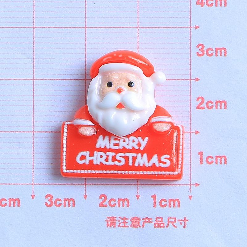 Weihnachtsmann Cartoon DIY Sahne Gel Handyhülle Kopfschmuck Haarspange Zubehör Material