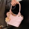 Wholesale New Product Premium Wave Pattern Simple Portable Bucket Bag Women's Leisure Work Commuter Versatile Messenger Bag
