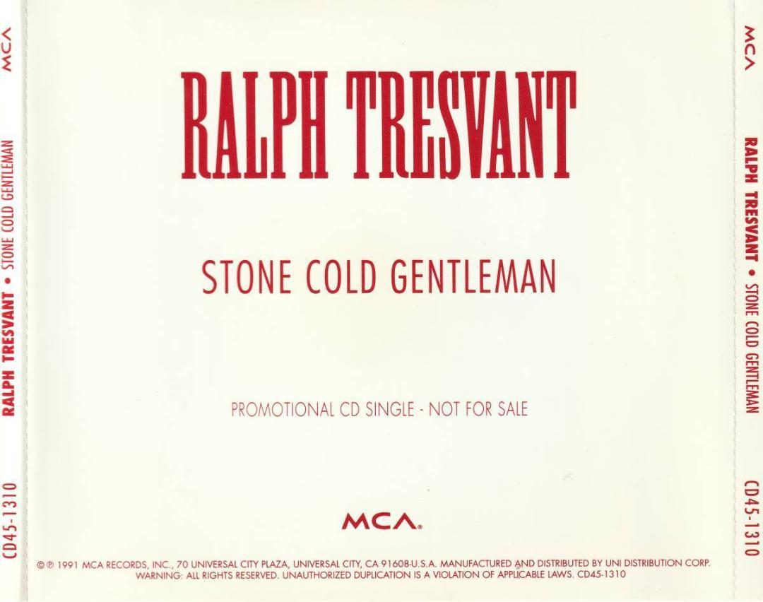 

[USED] Ralph Tresvant Stone Cold Gentleman CD Single